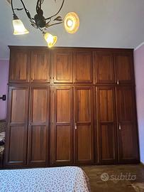 Camera da Letto Matrimoniale in Legno Noce