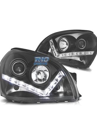 FARI PER HYUNDAI TUCSON 04-10 LUCE DIURNA SFONDO N