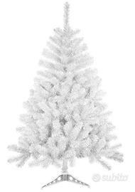 Albero Natale artificiale bianco 120 cm