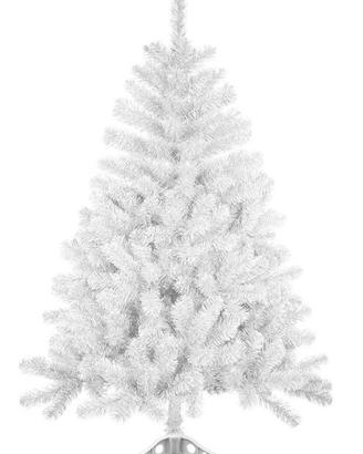 Albero Natale artificiale bianco 120 cm