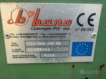Trituratore industriale BANO MAC 1300