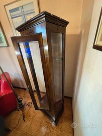 Vetrinetta porta armi in legno