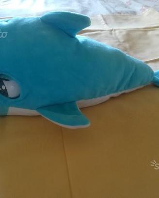 Peluche interattivo delfino Blu