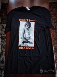 Pearl Jam Choices Shirt Ufficiale Taglia S Nuova