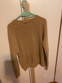 Felpa marrone Bershka M