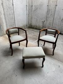 Set Poltre e Poggiapiedi