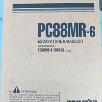 libro uso e manutenzione komatsu pc88 mr6 