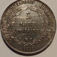 5 LIRE 1848  Lombardo-Veneto