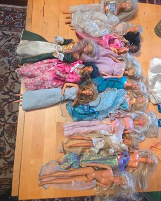 Lotto 13 Barbie Originali Vintage 