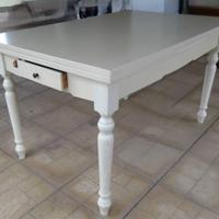 Tavolo legno cm 140 x cm 90 allungabile 10 POSTI
