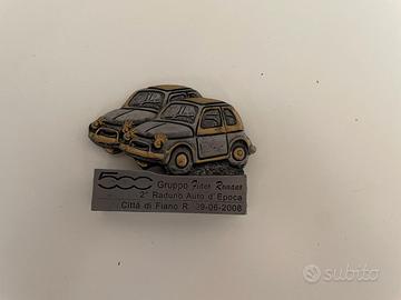 Fermacarte Fiat 500 in metallo