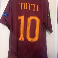 Maglia Francesco Totti indossata Roma-Villa Real
