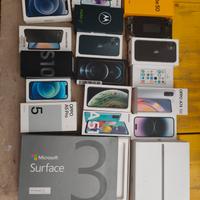 Lotto scatole iPhone Apple Samsung e Varie