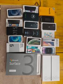 Lotto scatole iPhone Apple Samsung e Varie