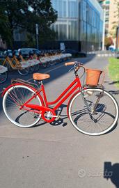 Bici Donna Rosso Vintage 28"