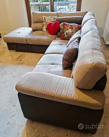 divano ad angolo allungabile