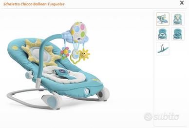 Sdraietta chicco Balloon Turquoise