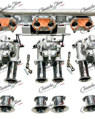 3 carburatori Weber 40DCO3 Jaguar C-Type Le Mans
