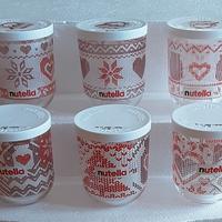 N.6 bicchieri da collezione Nutella Natale 