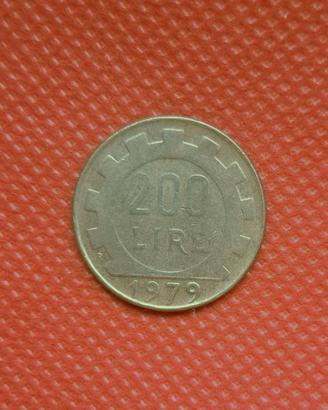 Moneta 200 LIRE del 1979 rara