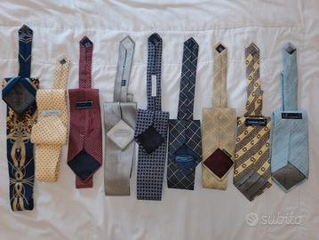 cravatte Vintage made in Italy  100%seta