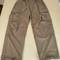 Pantalone Gap gamba larga con tasconi L beige