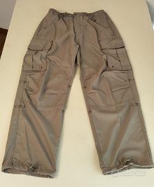 Pantalone Gap gamba larga con tasconi L beige