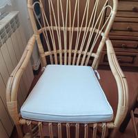 Sedia/poltrona in bamboo