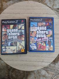 GTA San Andreas e GTA Vice City PlayStation 2
