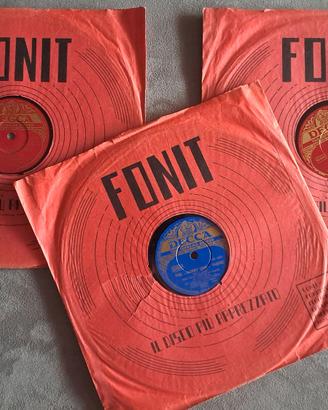 3 Fonit 78 giri -E. Smith -A. Karas - Larry Adler