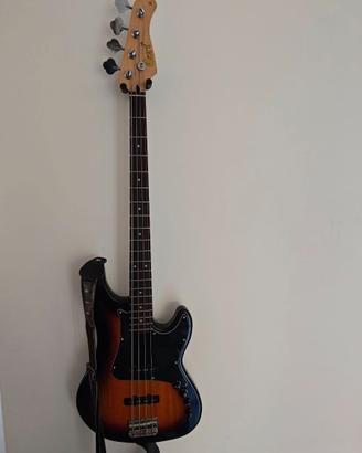 BASSO ELETTRICO CORT G34JJ + AMPLI HARTKE B90