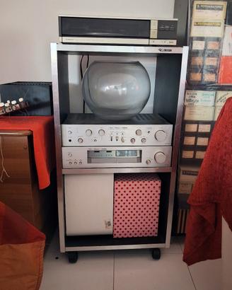 Stereo completo di mobile 