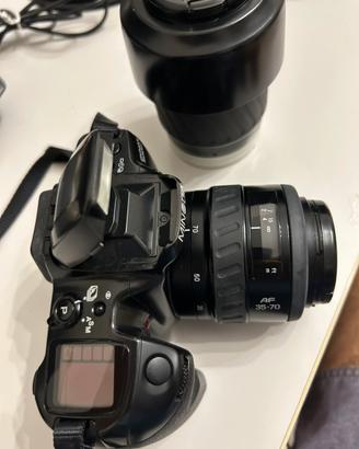Minolta Dynax 500si + 2 obiettivo + custodia