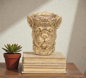 vaso testa di animale 