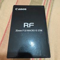 Canon RF 35mm F1.8 macro Sigillato