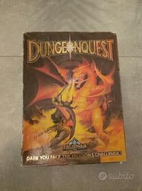 Gioco di società vintage Dungeon Quest raro 