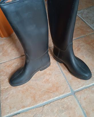 stivali equitazione  imbottiti in gomma tg 36