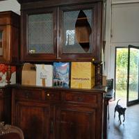 -CREDENZA DA RESTAURARE ,META' 800