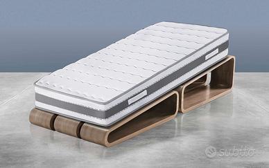 Materasso Singolo Molle 190x80x25 cm Silver Fast