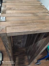 Fioriera in legno