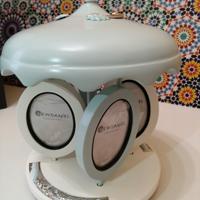 Portafoto girevole con lamina in argento