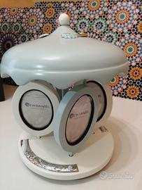 Portafoto girevole con lamina in argento