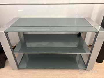Mobile TV- Stereo in vetro e metallo| usato