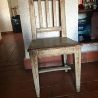 Antica sedia arte popolare svedese