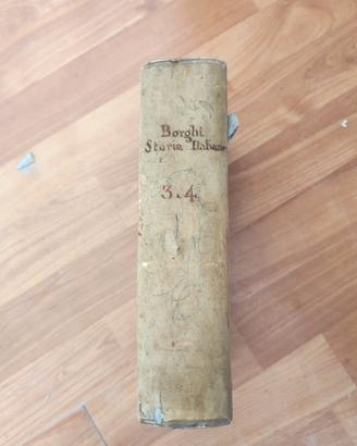 Libro antico 1842 - Sulle storie italiane vol. 3