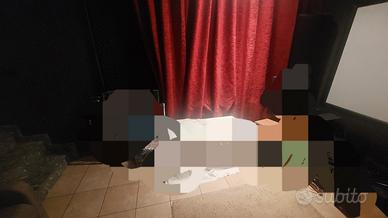 Tende oscuranti in velluto per home cinema
