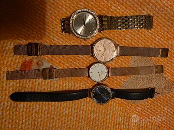 set di 4 orologi firmati  donna -