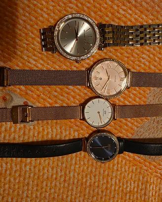 set di 4 orologi firmati  donna -