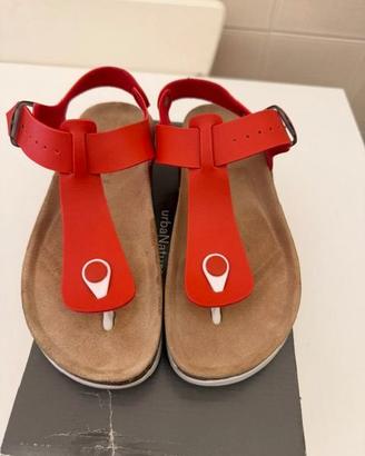 Infradito donna n. 37 colore corallo