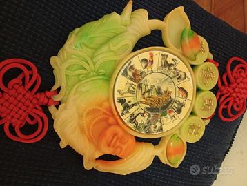 Decorazione da parete cinese vintage con zodiaco